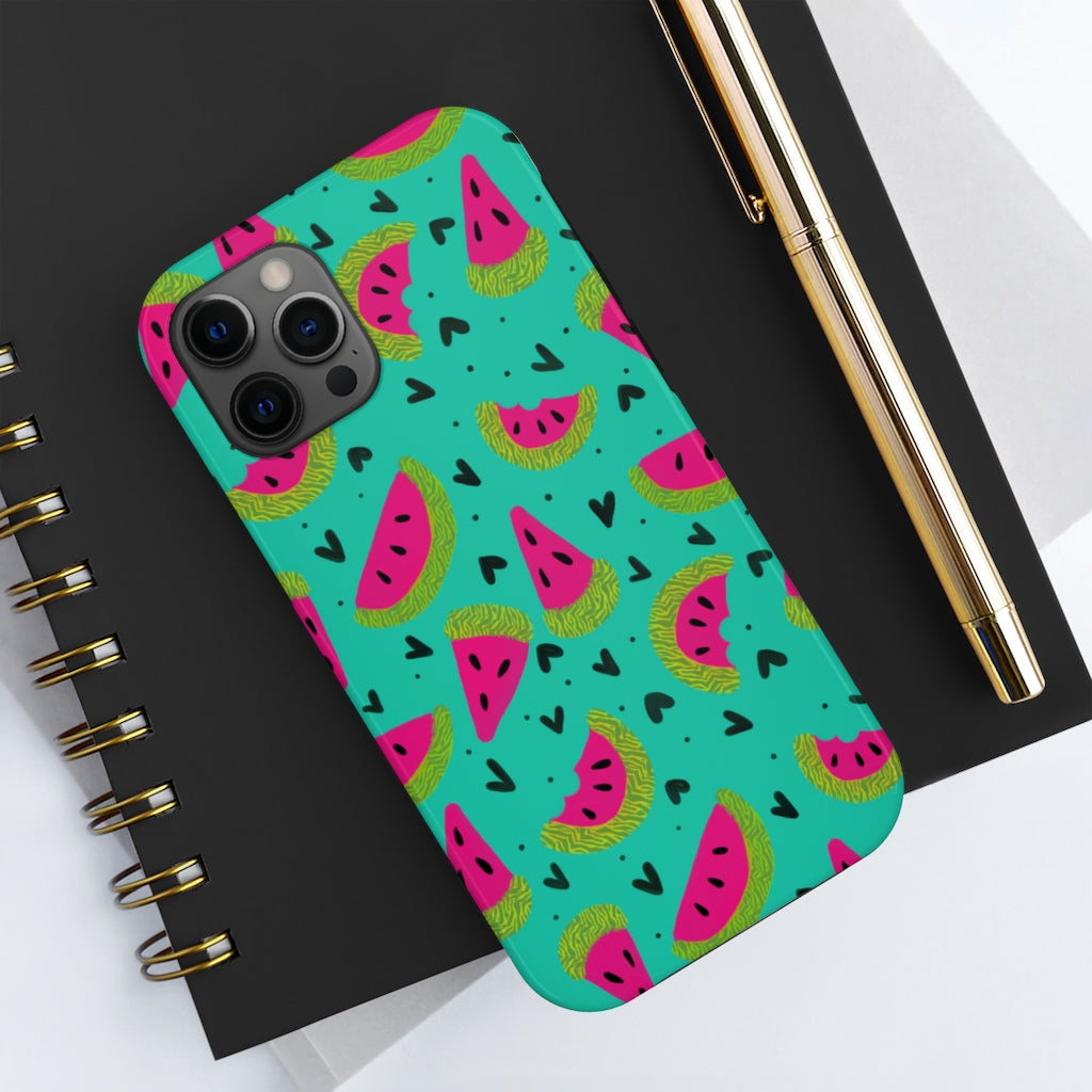 Watermelon & Teal Tough Phone Cases, Case-Mate