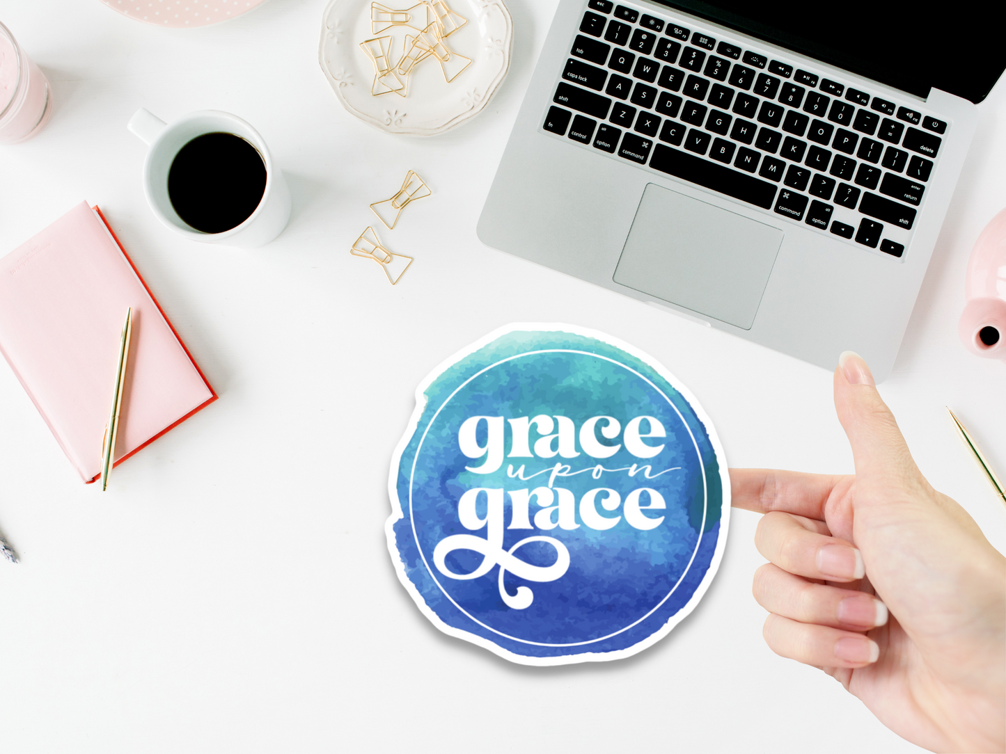 Grace Upon Grace Vinyl Sticker