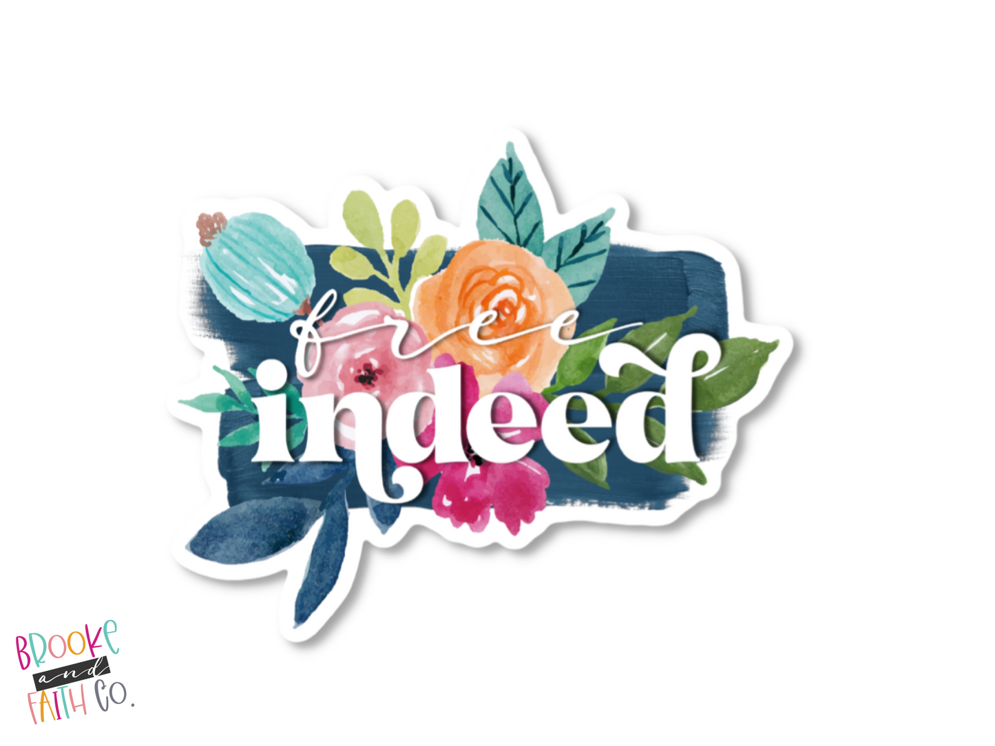 Free Indeed Vinyl Sticker