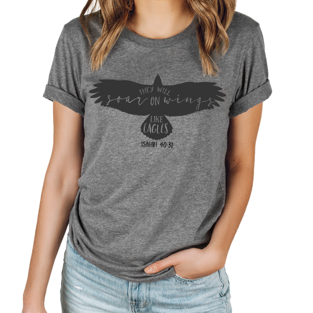 Soar on Eagles Wings Unisex Jersey Short Sleeve Tee