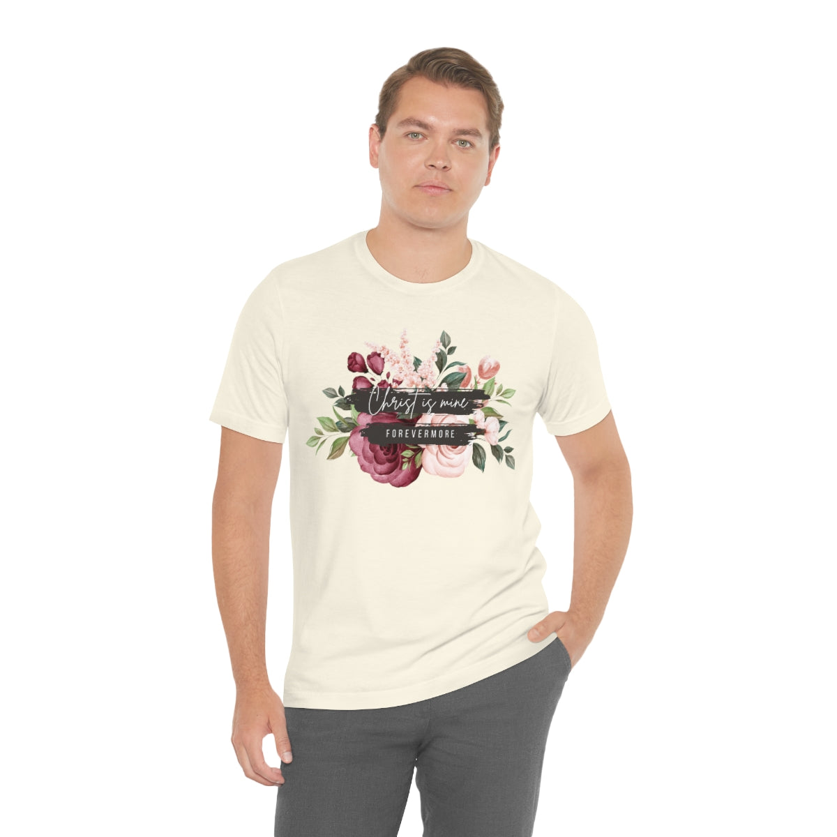 Christ is Mine Forever More Christian Shirt | Bella Canvas Religious T-Shirt