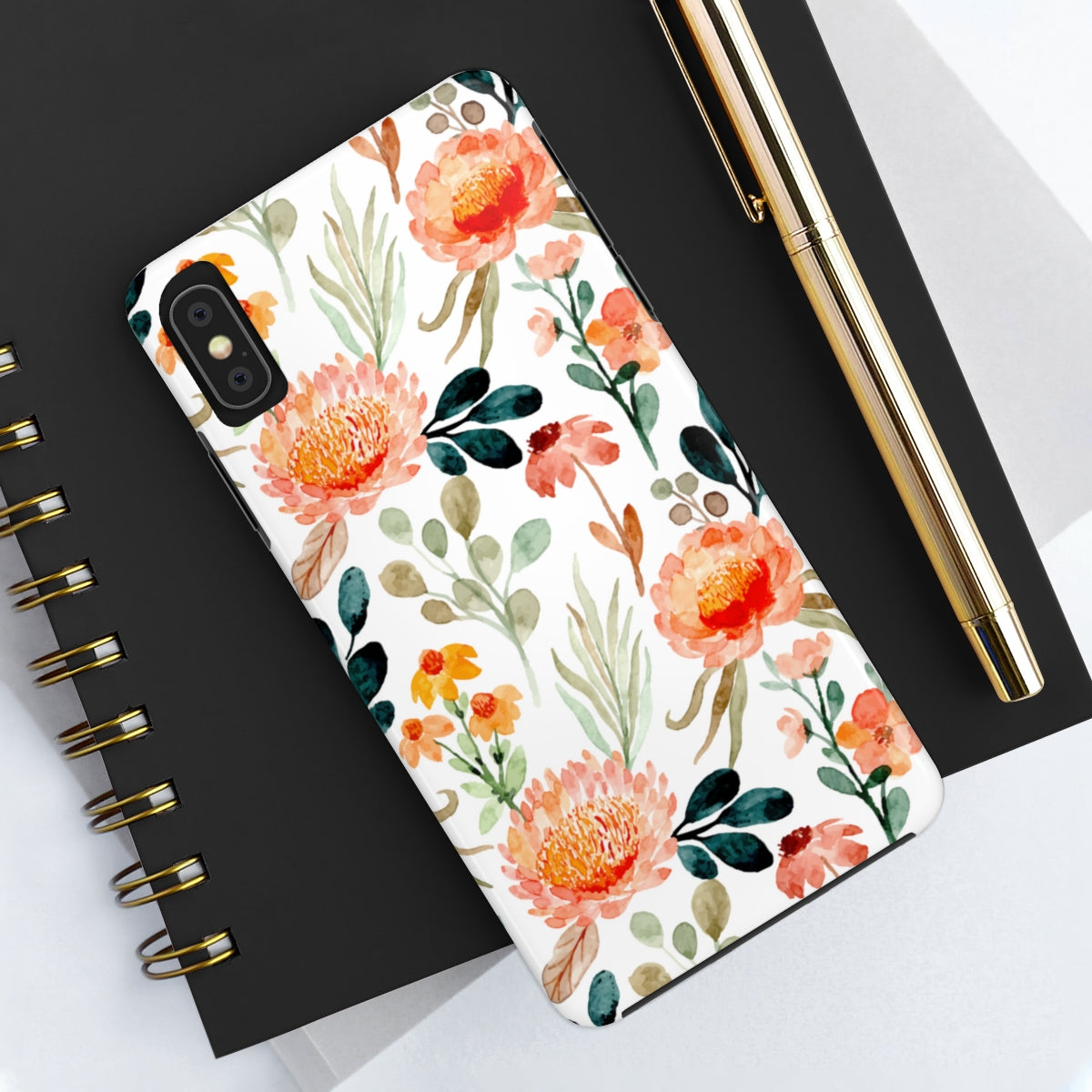 Watercolor Floral Tough Phone Cases, Case-Mate