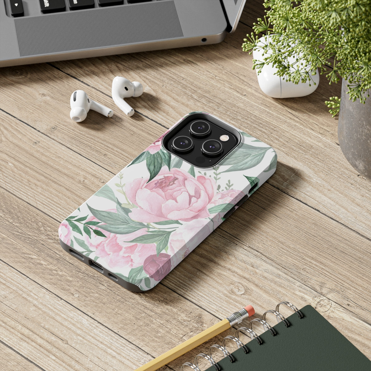 Watercolor Floral Tough Phone Case