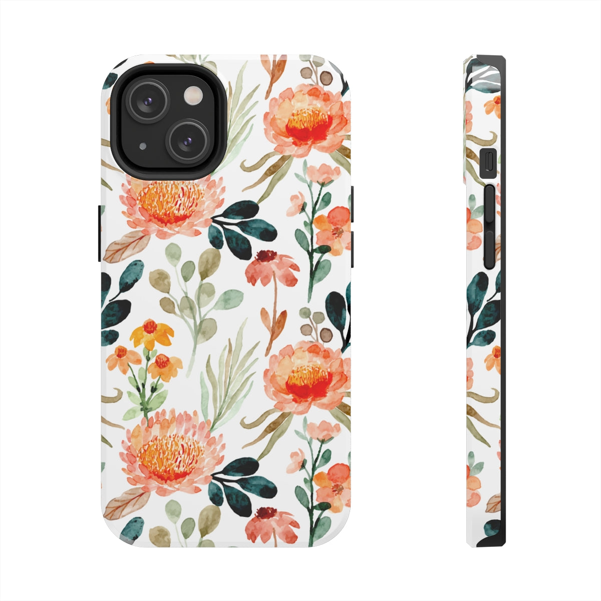 Watercolor Floral Tough Phone Cases, Case-Mate
