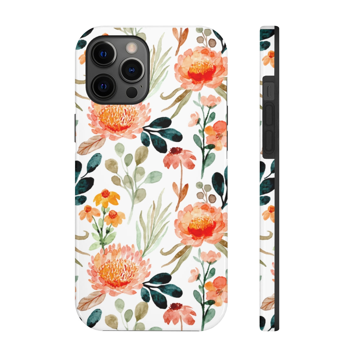 Watercolor Floral Tough Phone Cases, Case-Mate