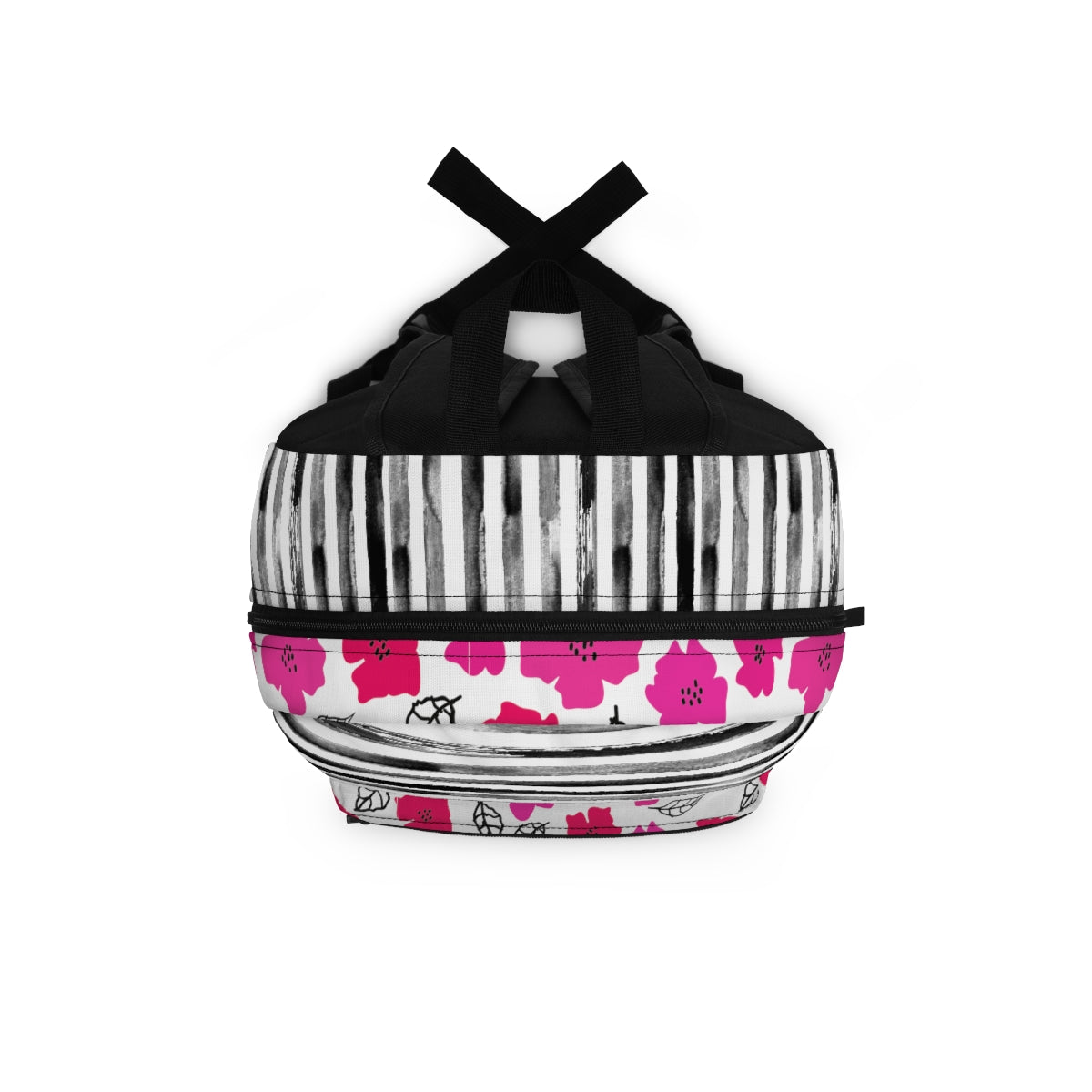 Striped & Floral Backpack