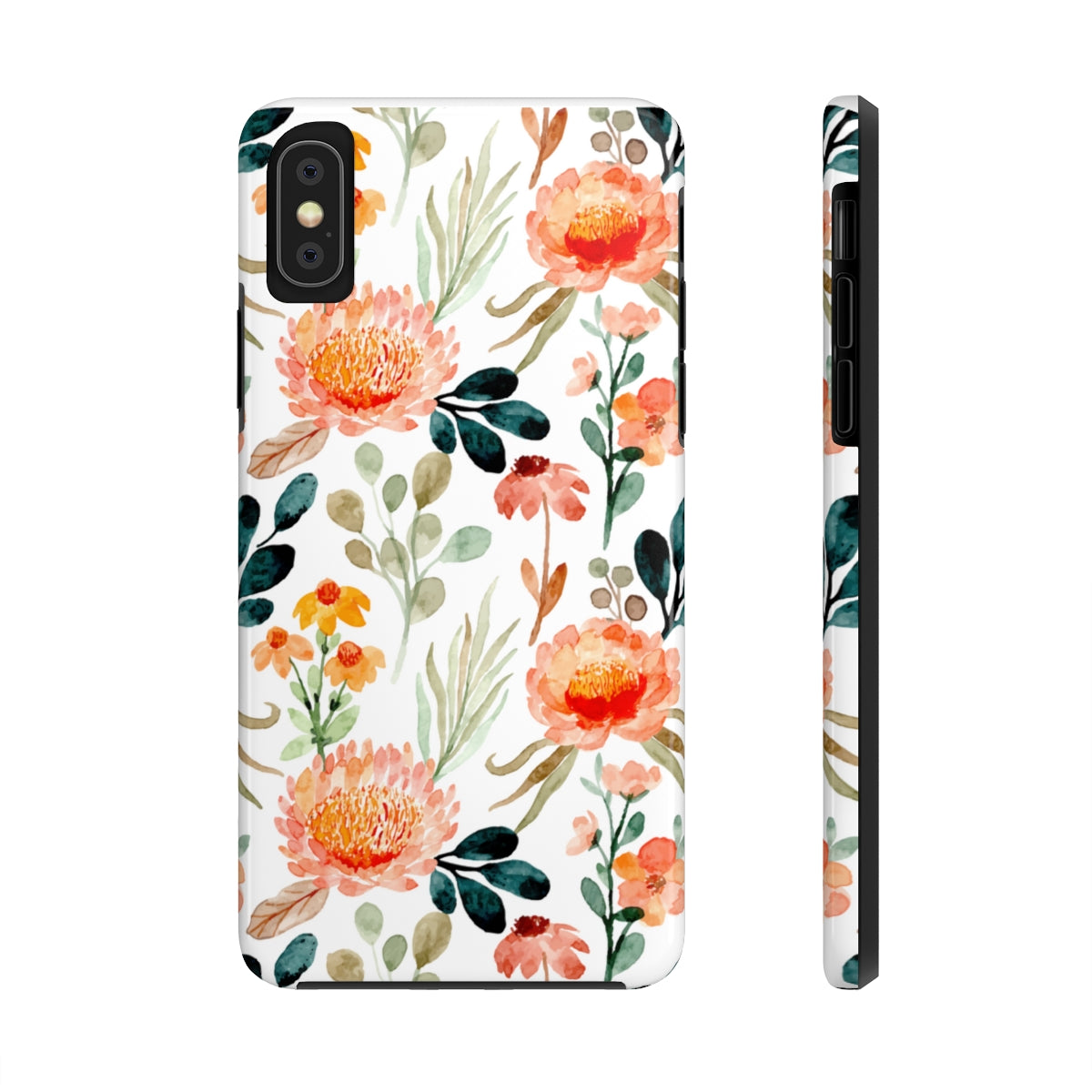 Watercolor Floral Tough Phone Cases, Case-Mate