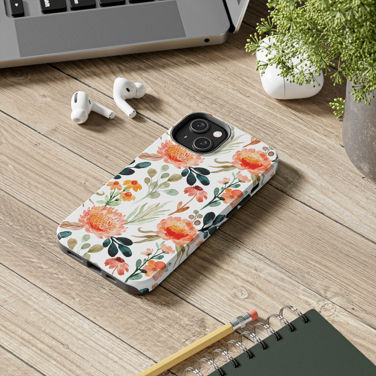 Watercolor Floral Tough Phone Cases, Case-Mate