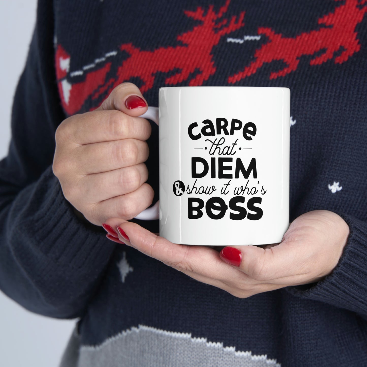 Carpe That Diem Ceramic Mug 11oz