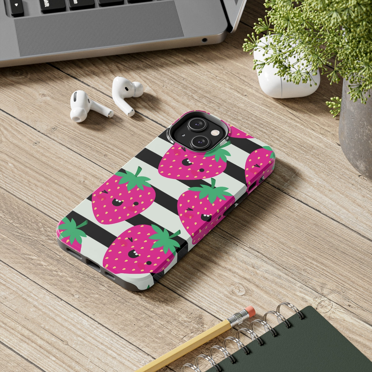 Strawberry Tough iPhone Case