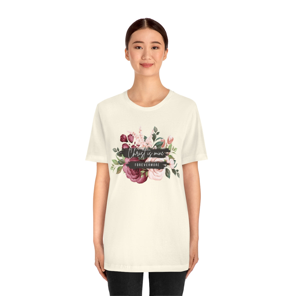 Christ is Mine Forever More Christian Shirt | Bella Canvas Religious T-Shirt