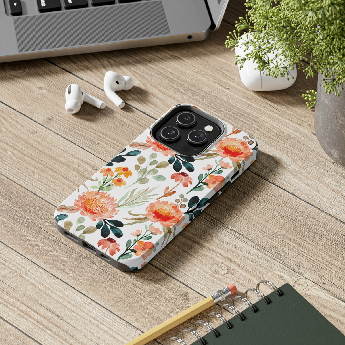 Watercolor Floral Tough Phone Cases, Case-Mate