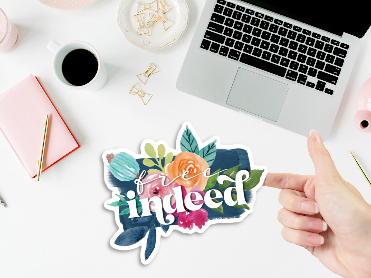 Free Indeed Vinyl Sticker