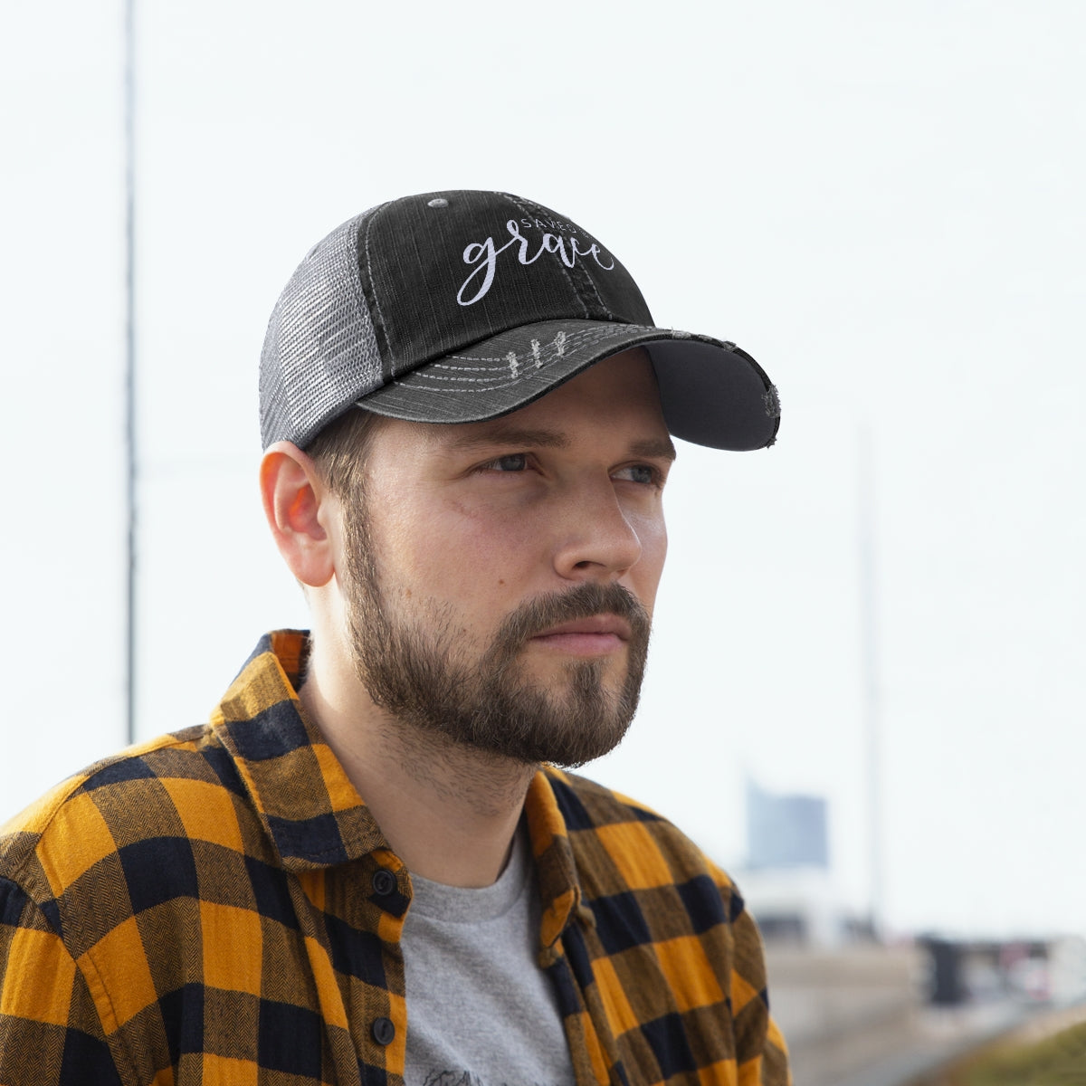 Saved by Grace Trucker Hat