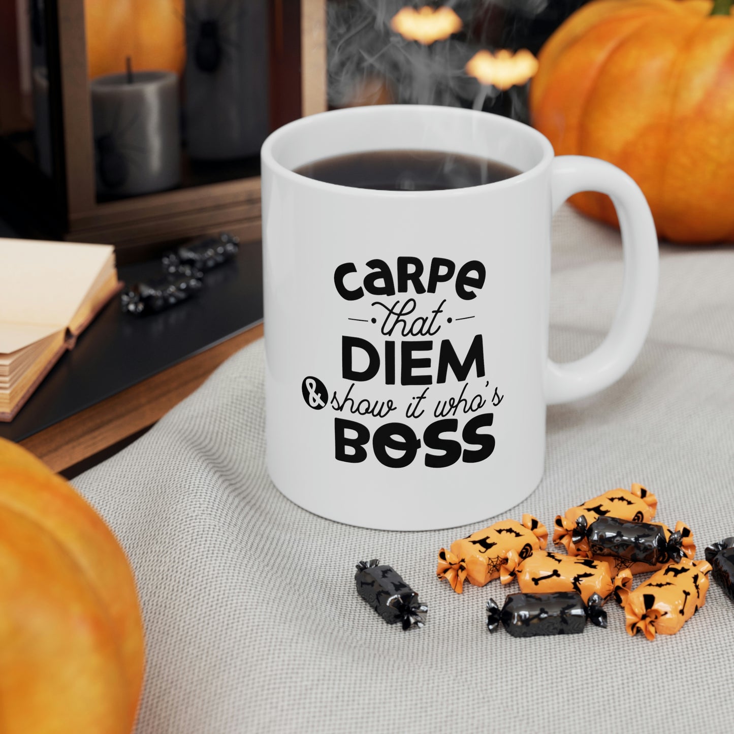 Carpe That Diem Ceramic Mug 11oz