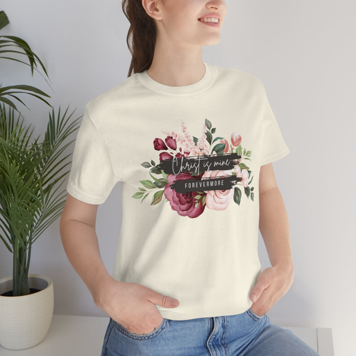 Christ is Mine Forever More Christian Shirt | Bella Canvas Religious T-Shirt