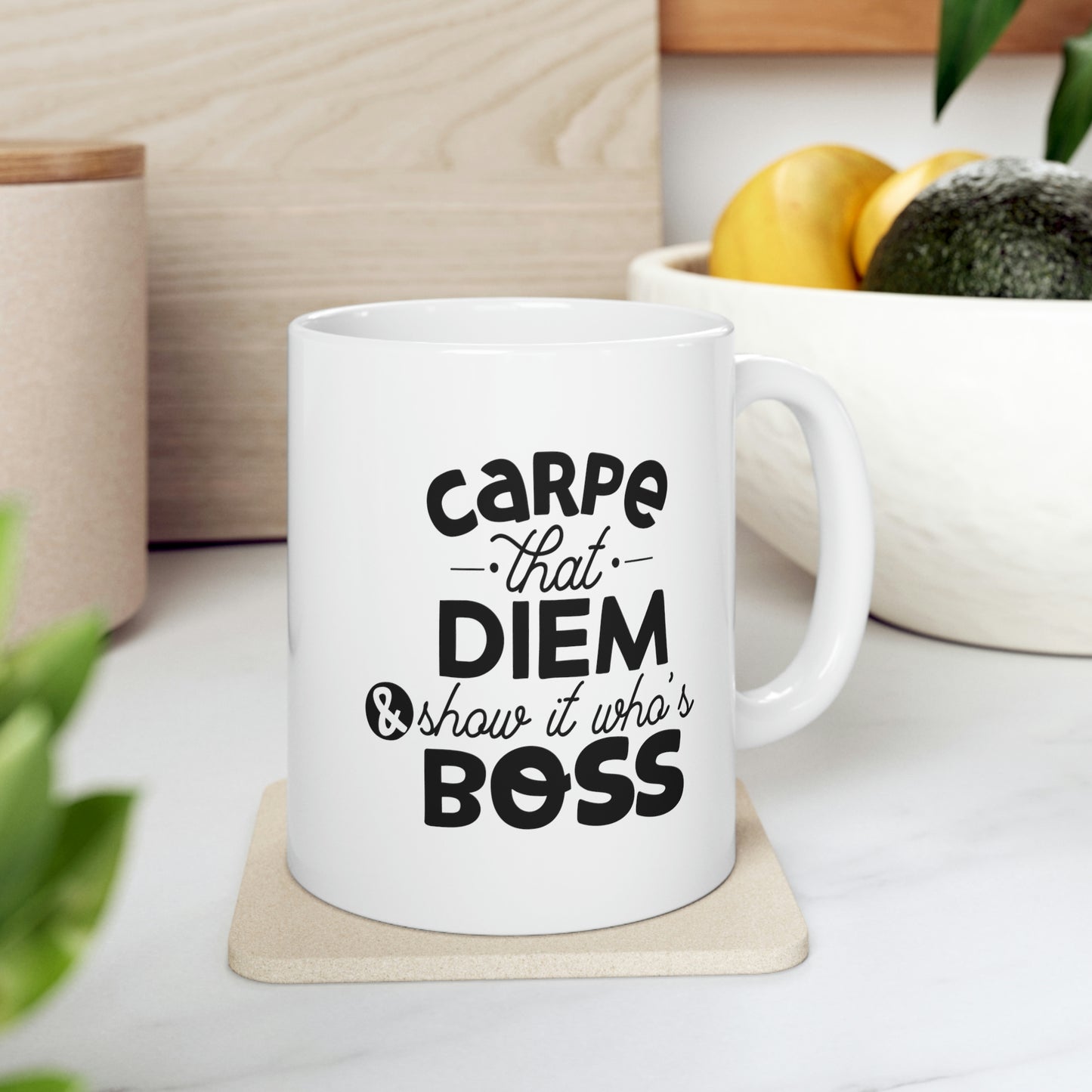 Carpe That Diem Ceramic Mug 11oz