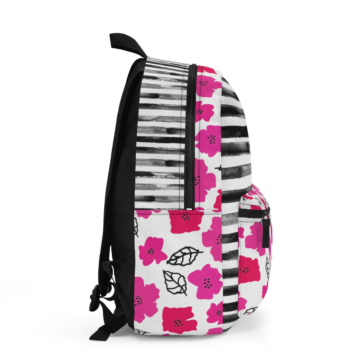 Striped & Floral Backpack