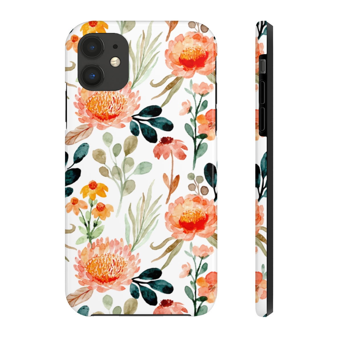 Watercolor Floral Tough Phone Cases, Case-Mate