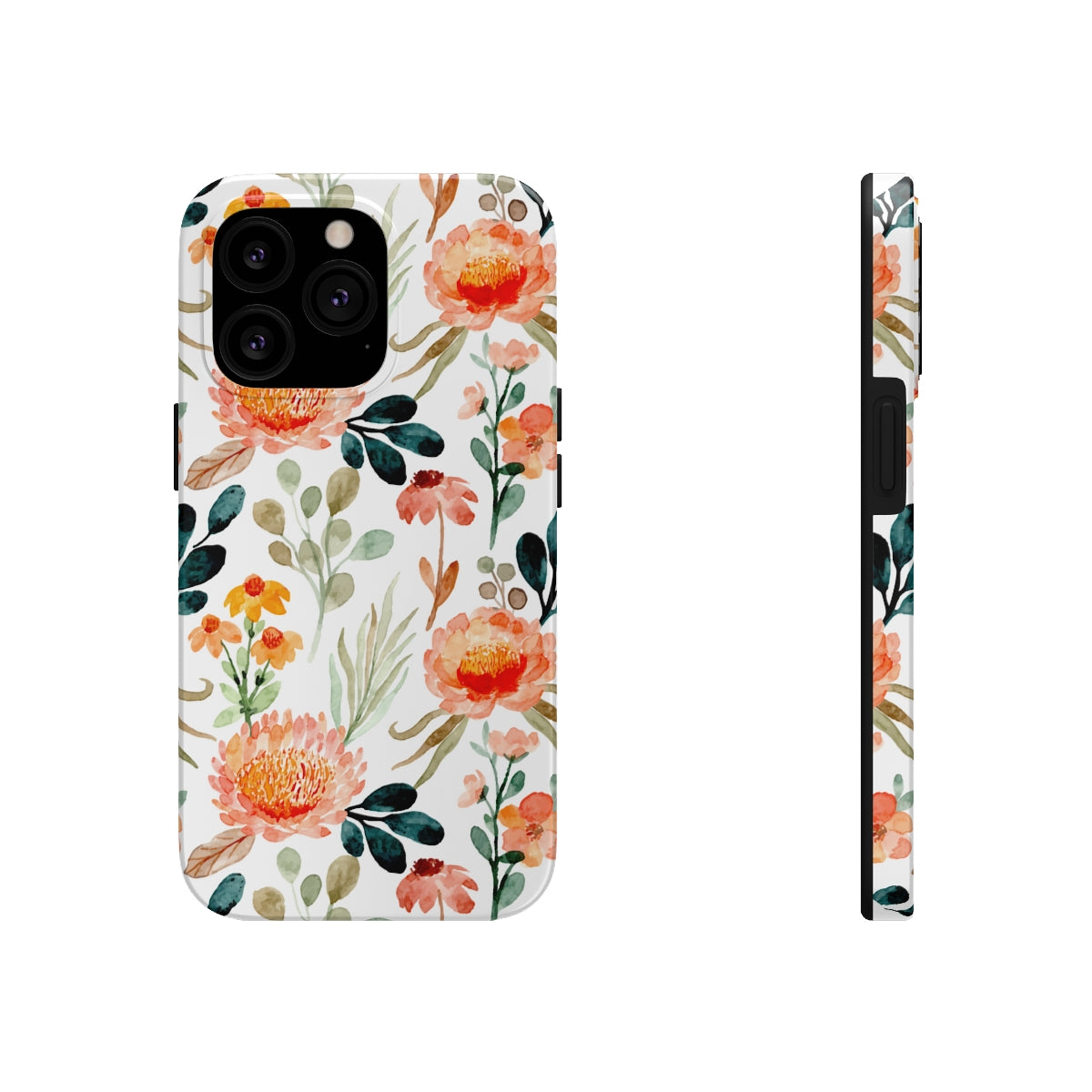 Watercolor Floral Tough Phone Cases, Case-Mate