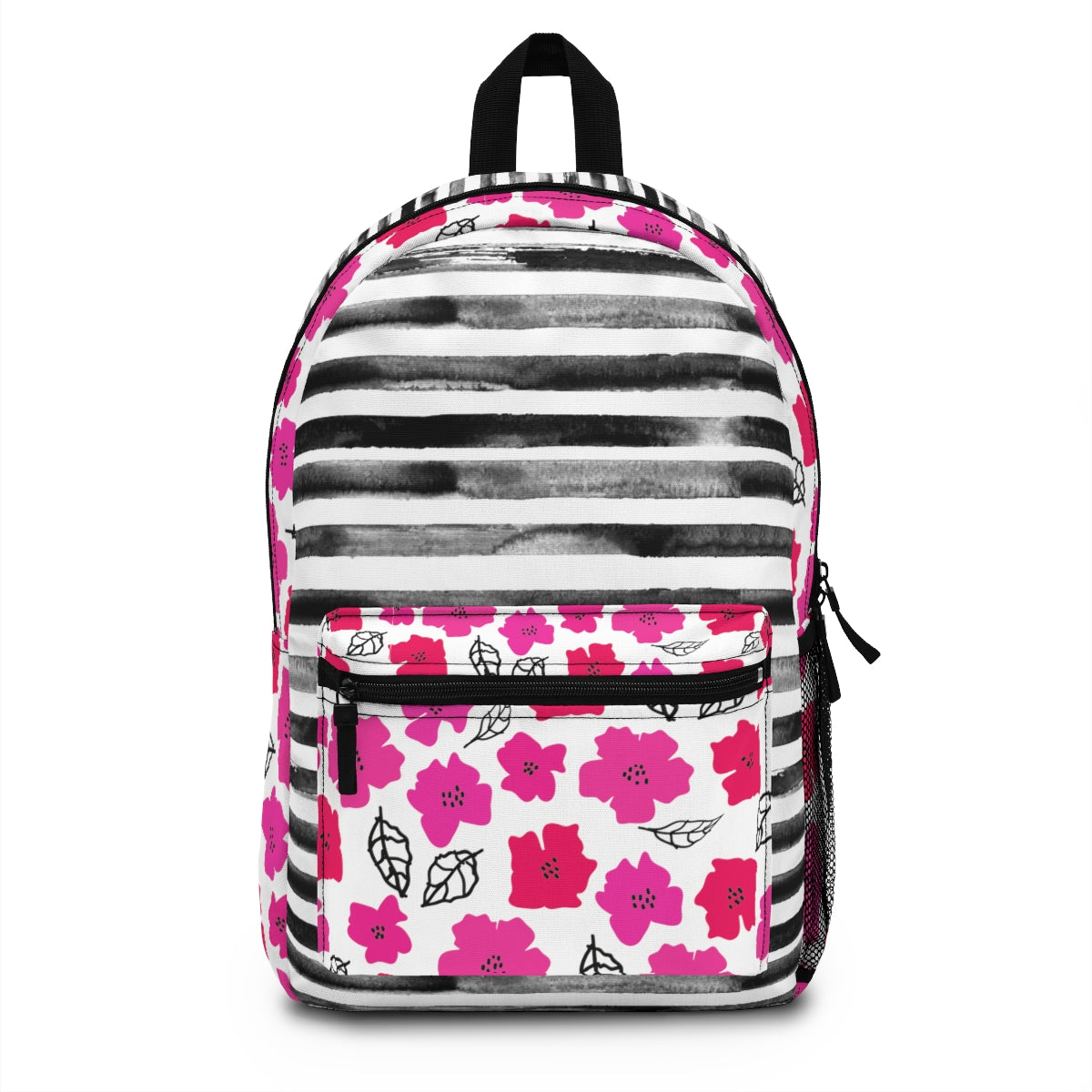 Striped & Floral Backpack