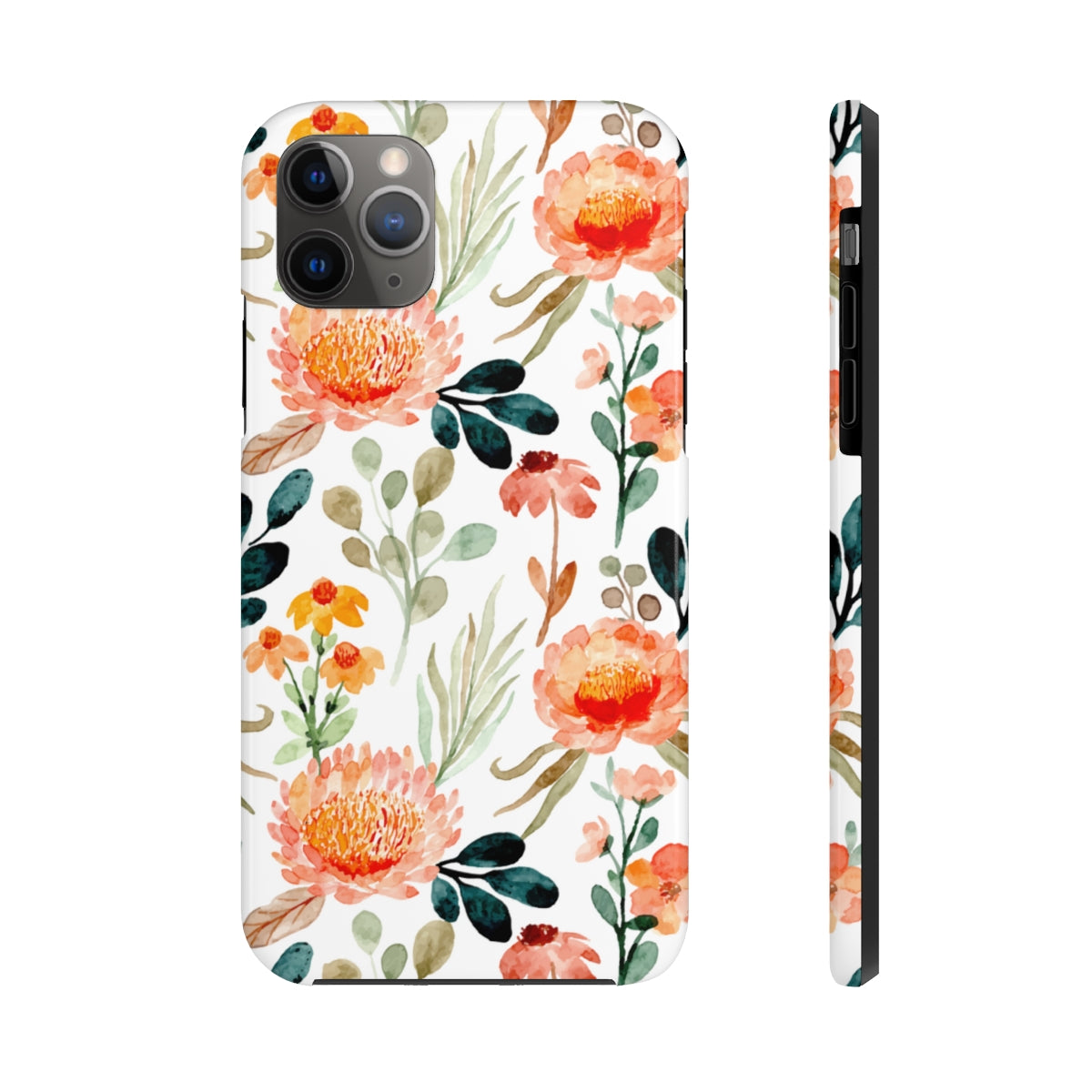 Watercolor Floral Tough Phone Cases, Case-Mate