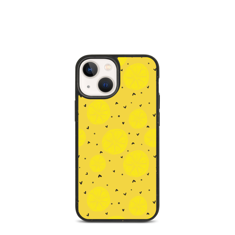 Yellow Lemon Biodegradable phone case