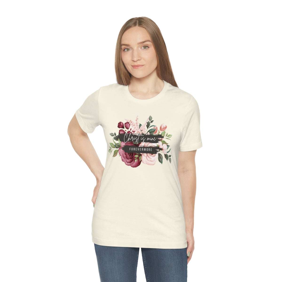 Christ is Mine Forever More Christian Shirt | Bella Canvas Religious T-Shirt