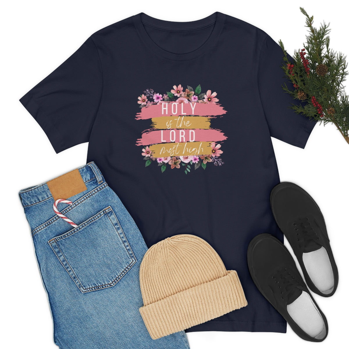 Holy is the Lord Most High -Bella+Canvas Jersey Short Sleeve Tee