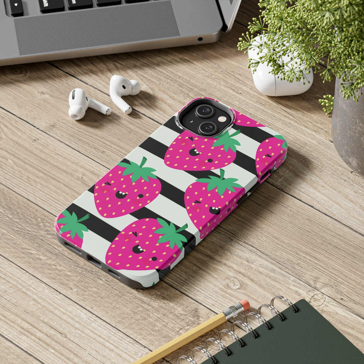 Strawberry Tough iPhone Case