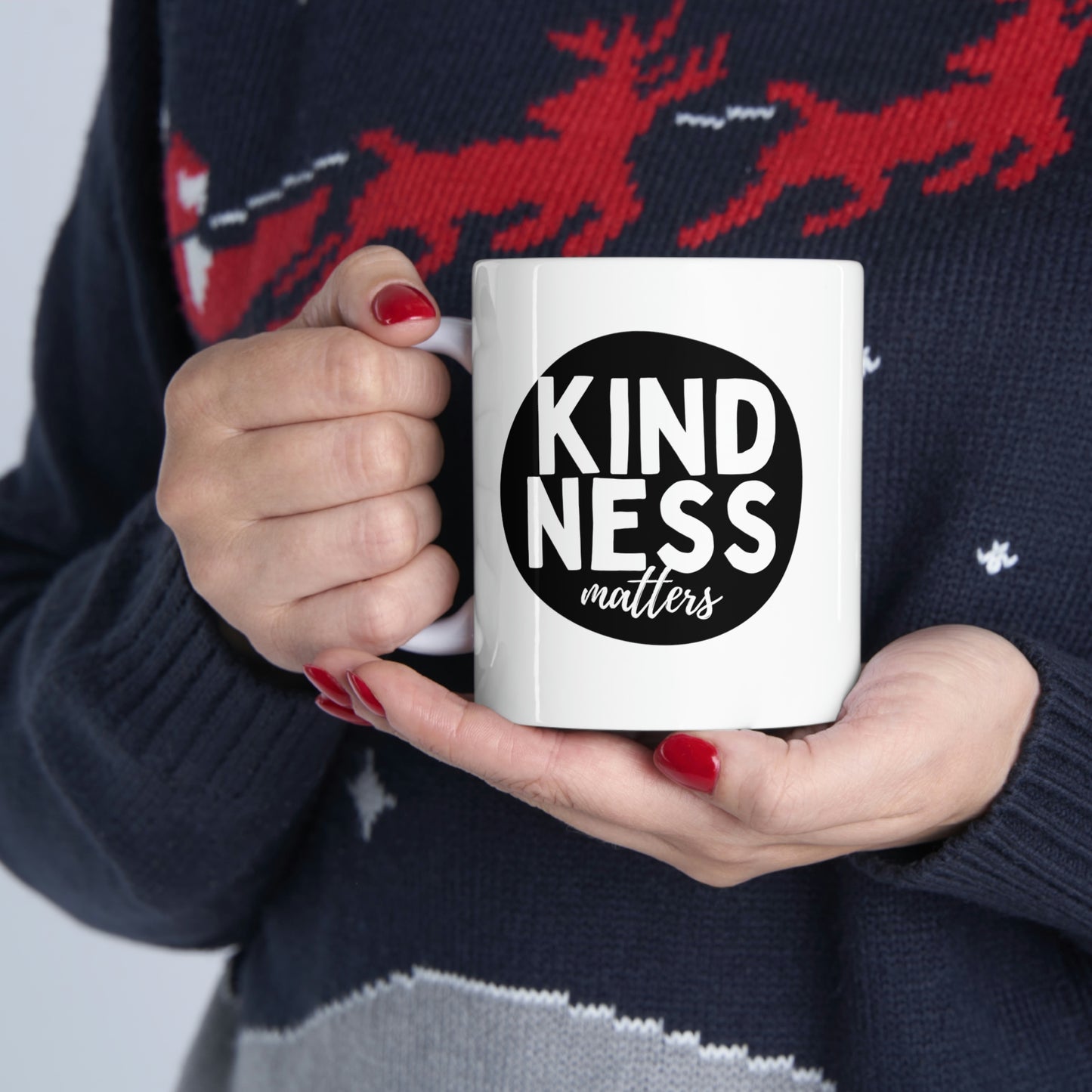 Kindness Matters Ceramic Coffee Mug 11oz