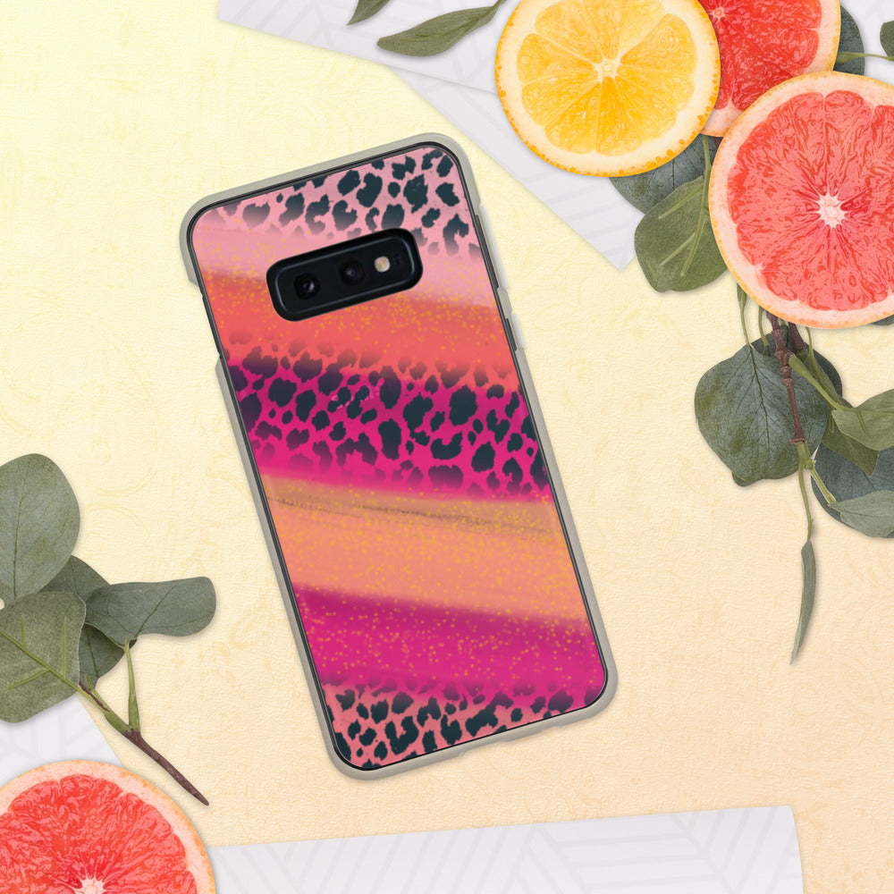 Watercolor Cheetah Samsung Case