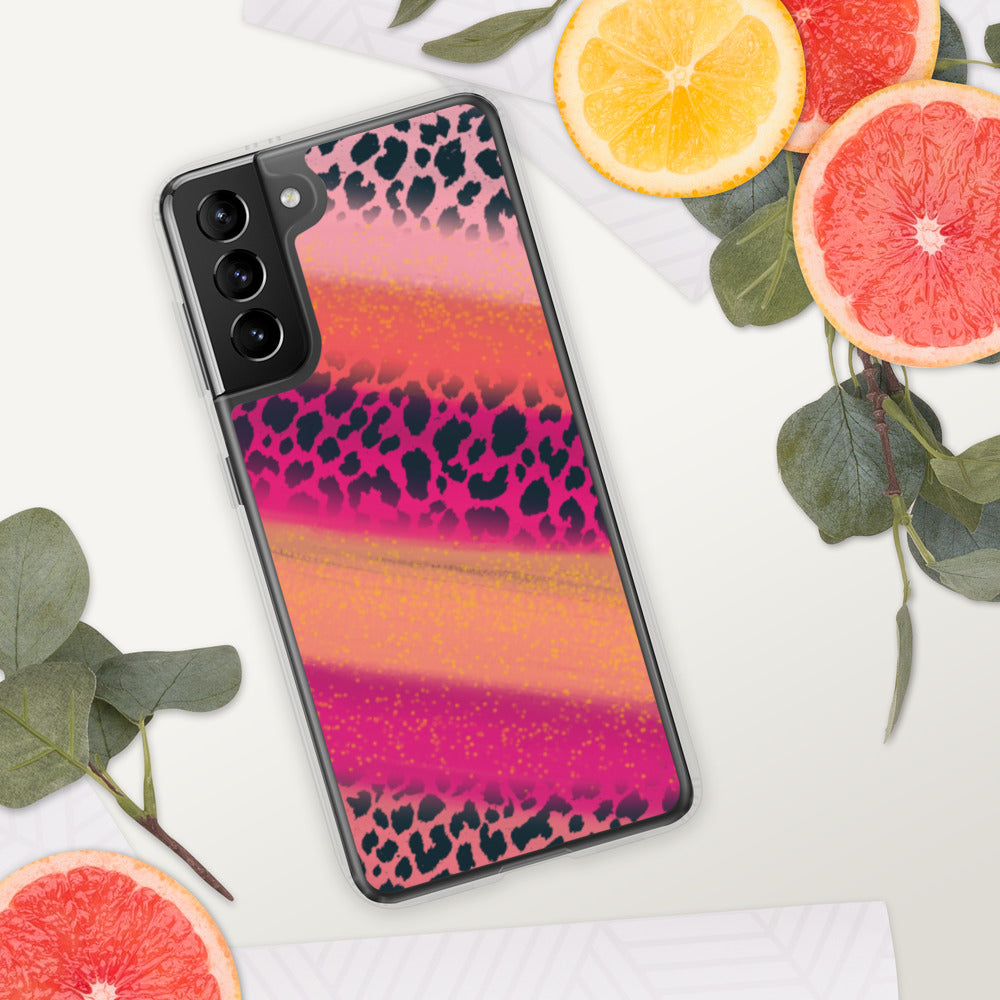Watercolor Cheetah Samsung Case