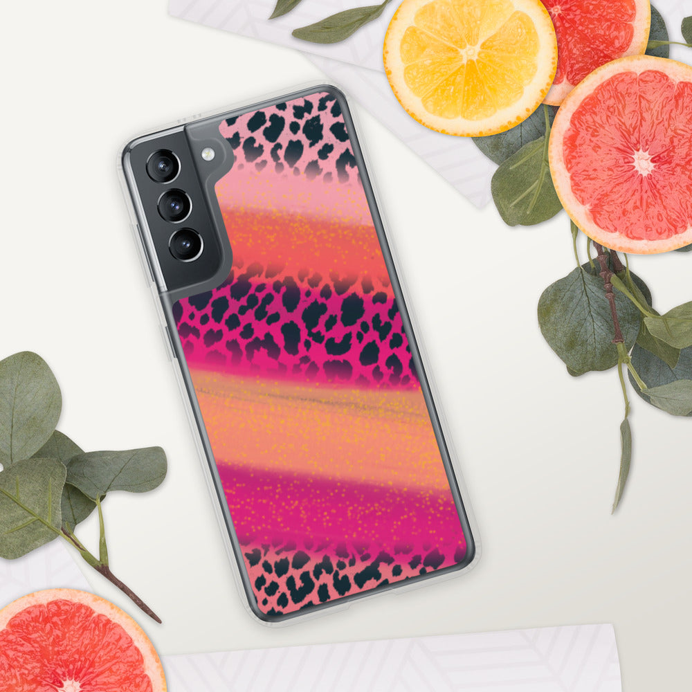 Watercolor Cheetah Samsung Case