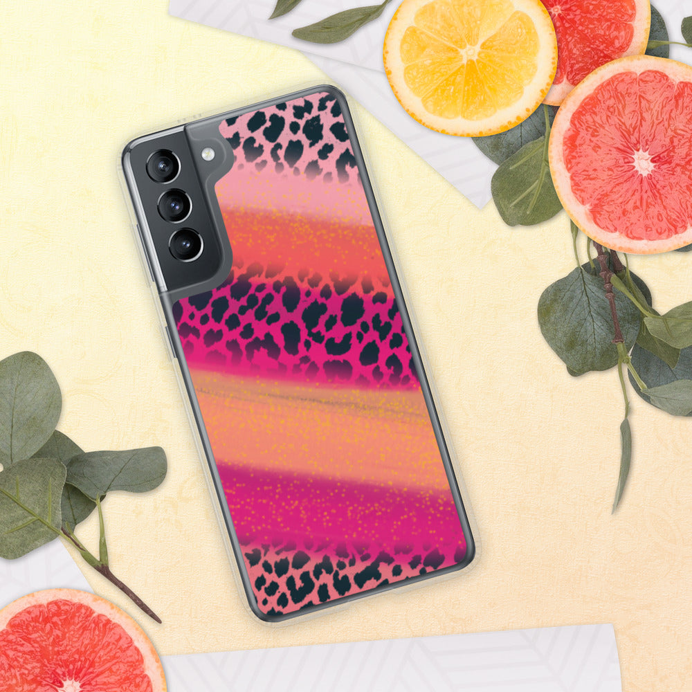 Watercolor Cheetah Samsung Case
