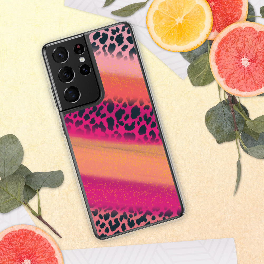 Watercolor Cheetah Samsung Case