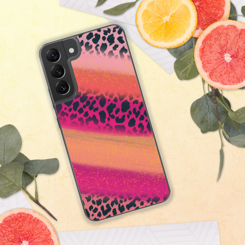 Watercolor Cheetah Samsung Case