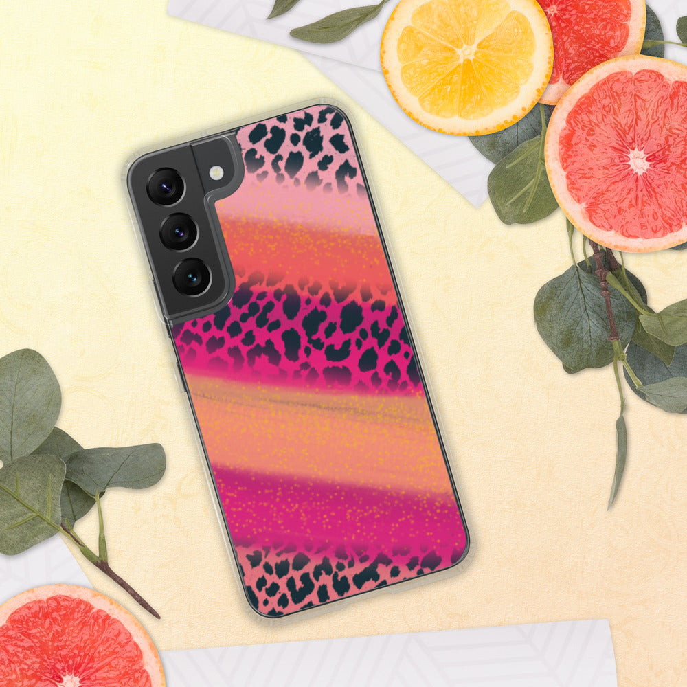Watercolor Cheetah Samsung Case