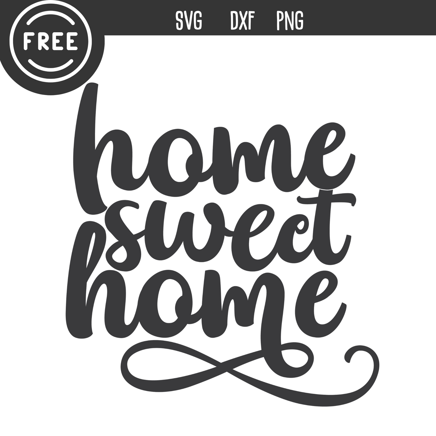 Home Sweet Home FREE SVG
