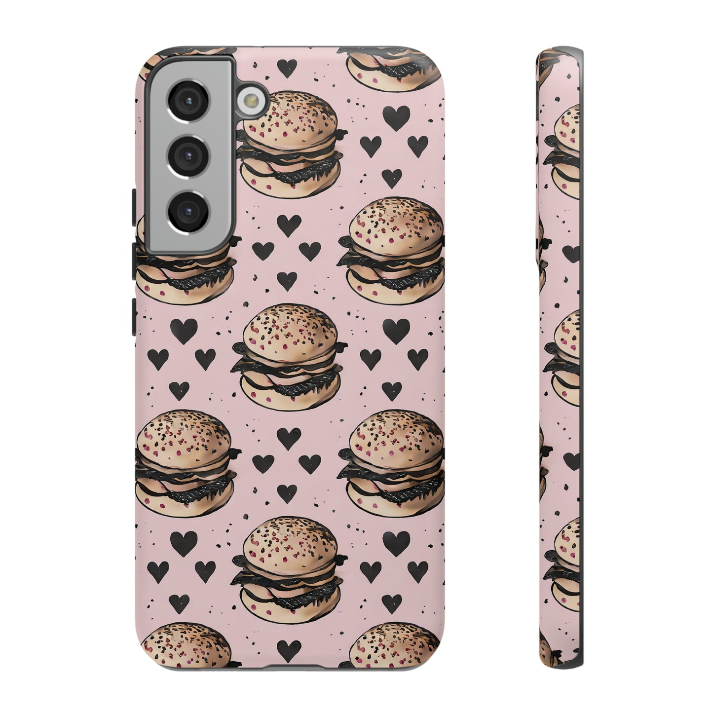 Hamburger phone Tough Cases