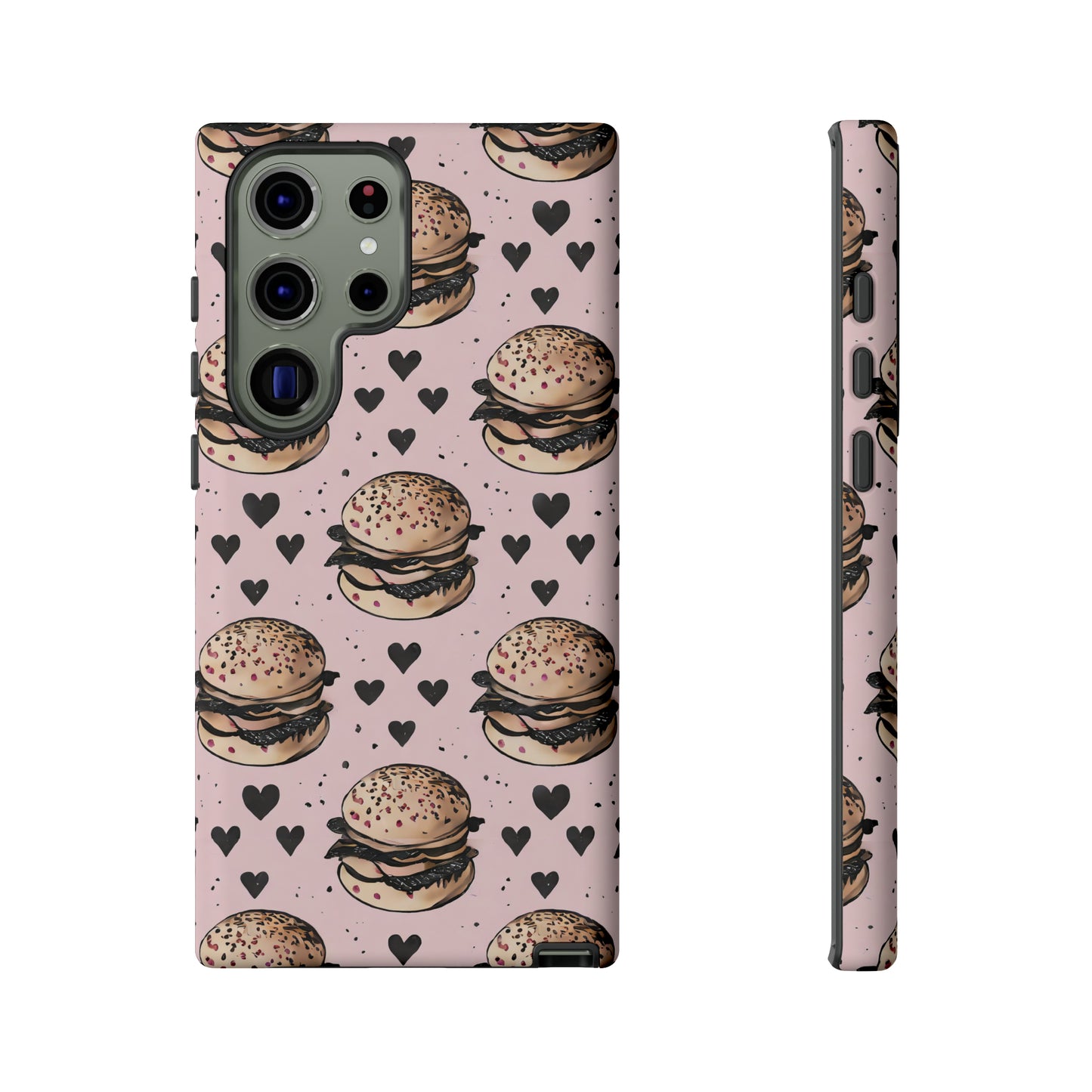 Hamburger phone Tough Cases