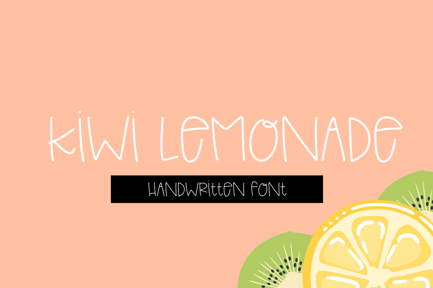 Kiwi Lemonade Handwritten Font