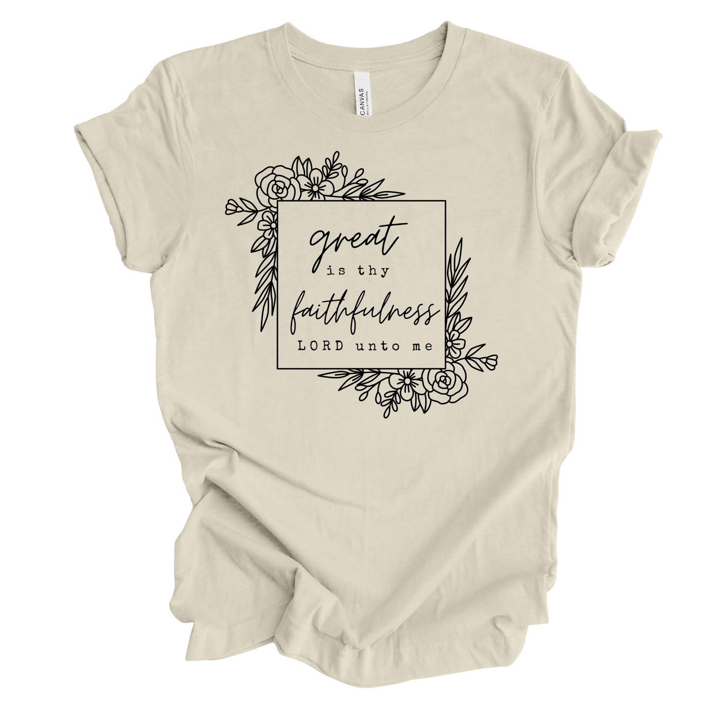 Great is Thy Faithfulness Christian T-Shirt