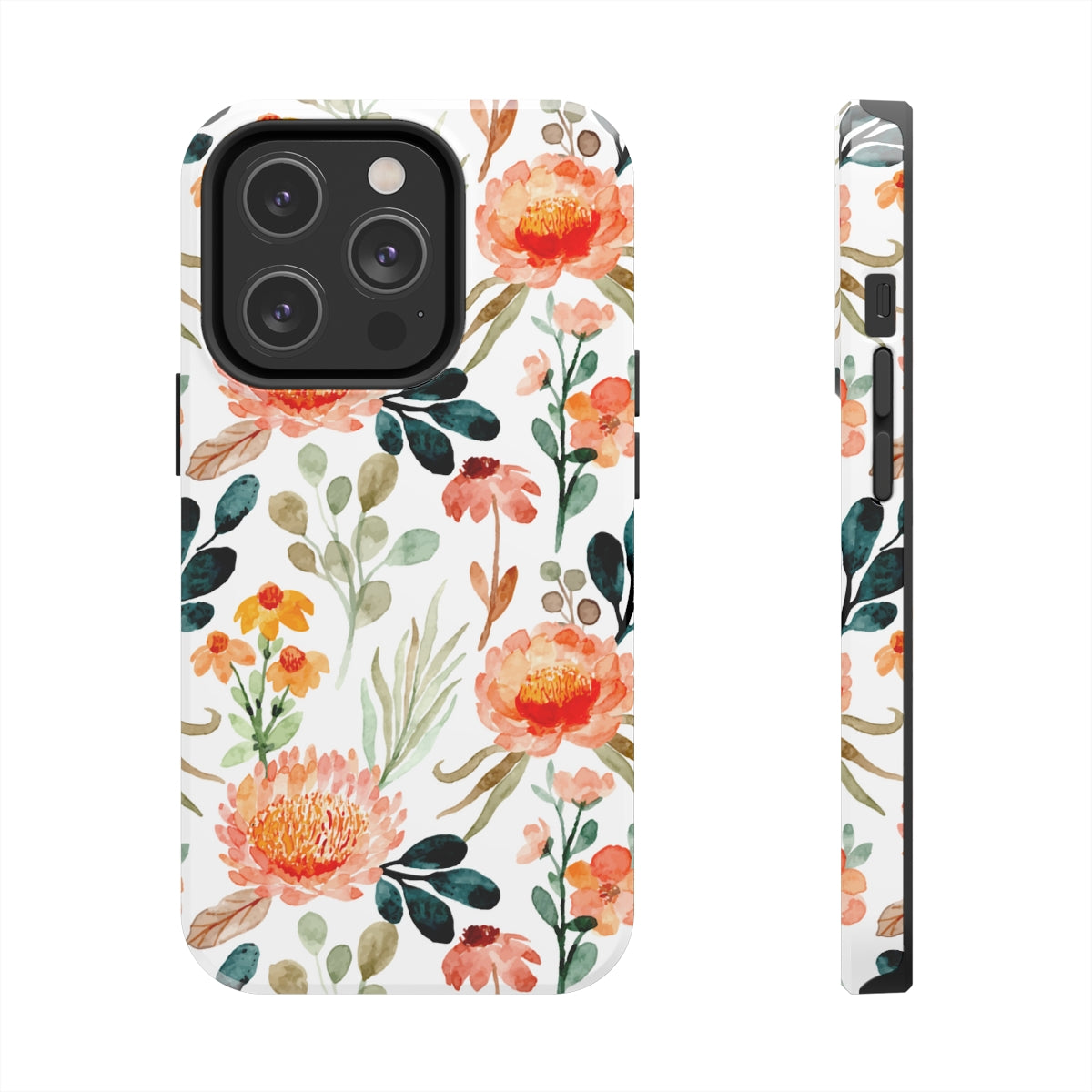 Watercolor Floral Tough Phone Cases, Case-Mate