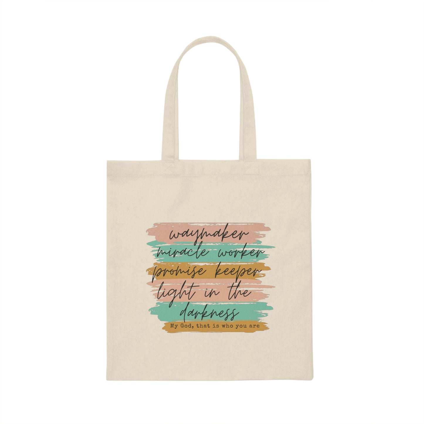 Waymaker Christian Canvas Tote