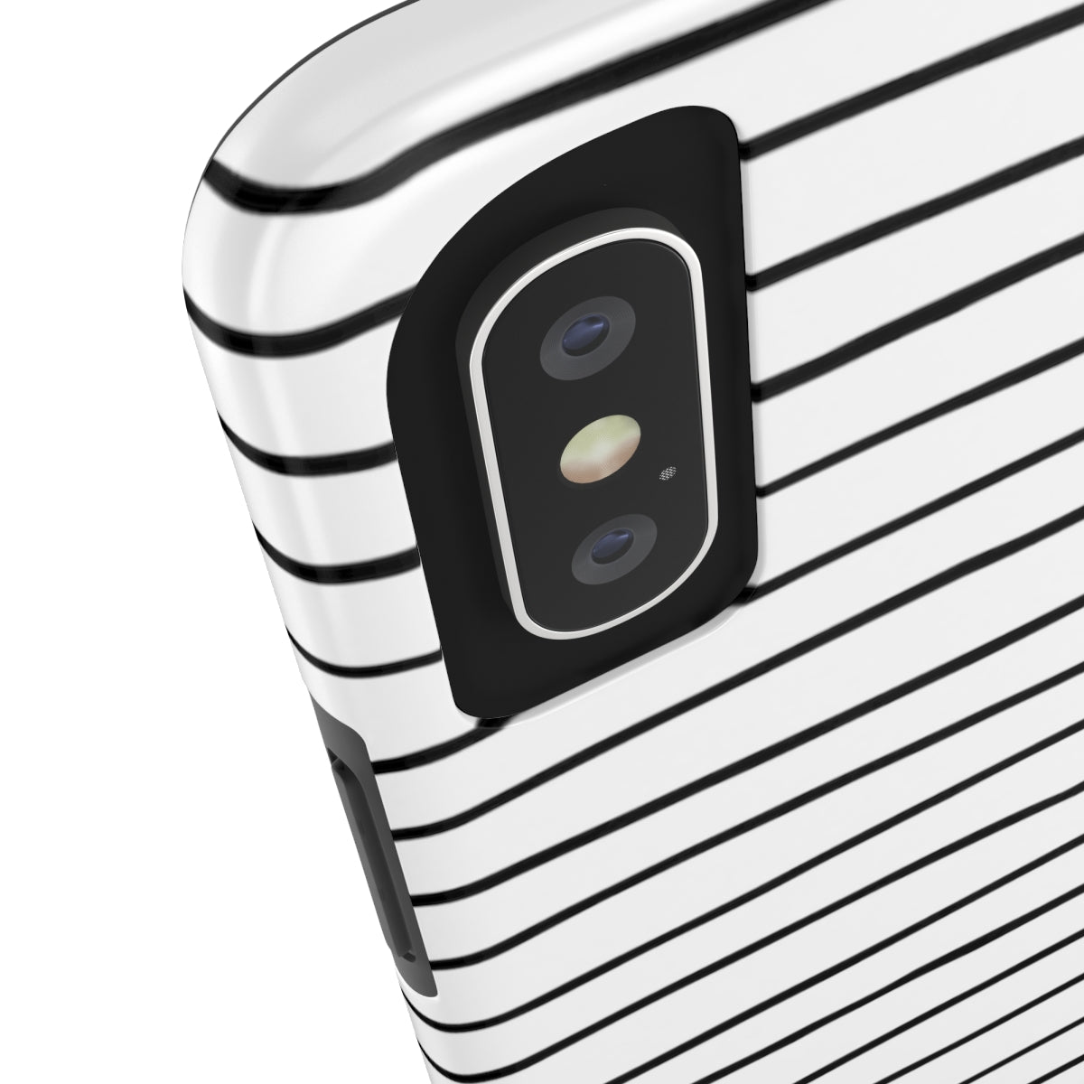 Black & White Stripes Tough Phone Cases, Case-Mate